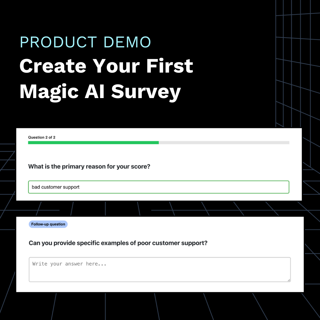 [Video] Create your first AI survey